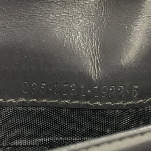 Gucci (Authentic) Vintage Y2K Soho GG Black Patent Leather Long Wallet VGUC - Picture 10 of 11